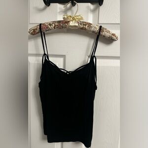 Women’s Black Strappy Cami Top